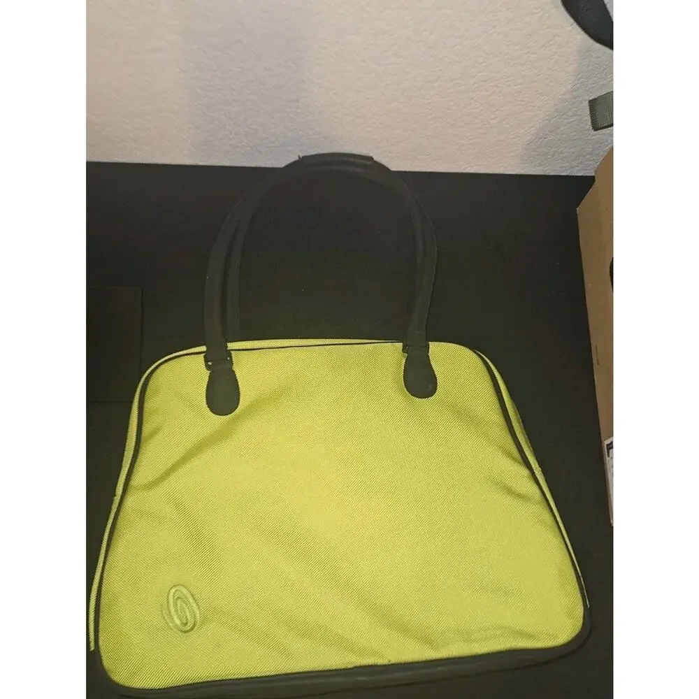 Timbuk2 Marina Computer Padded Laptop Shoulder Bag Tote Green 16x12x4 *read